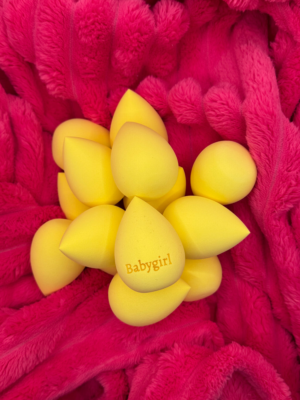 Makeup blender custom text