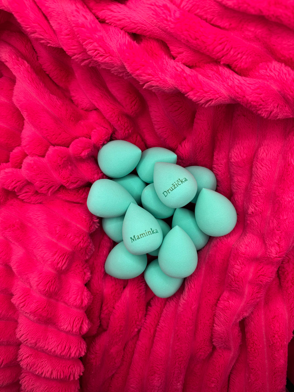 Makeup blender custom text