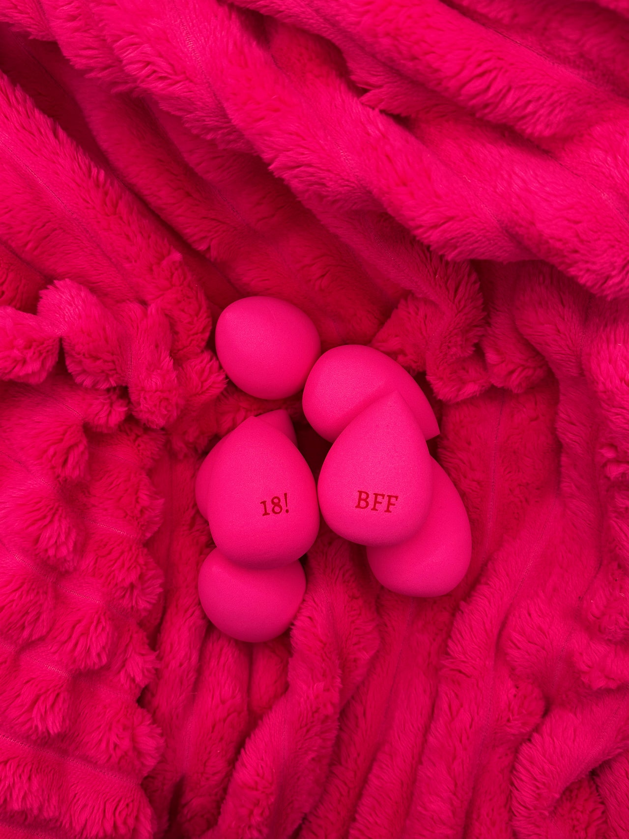 Makeup blender custom text