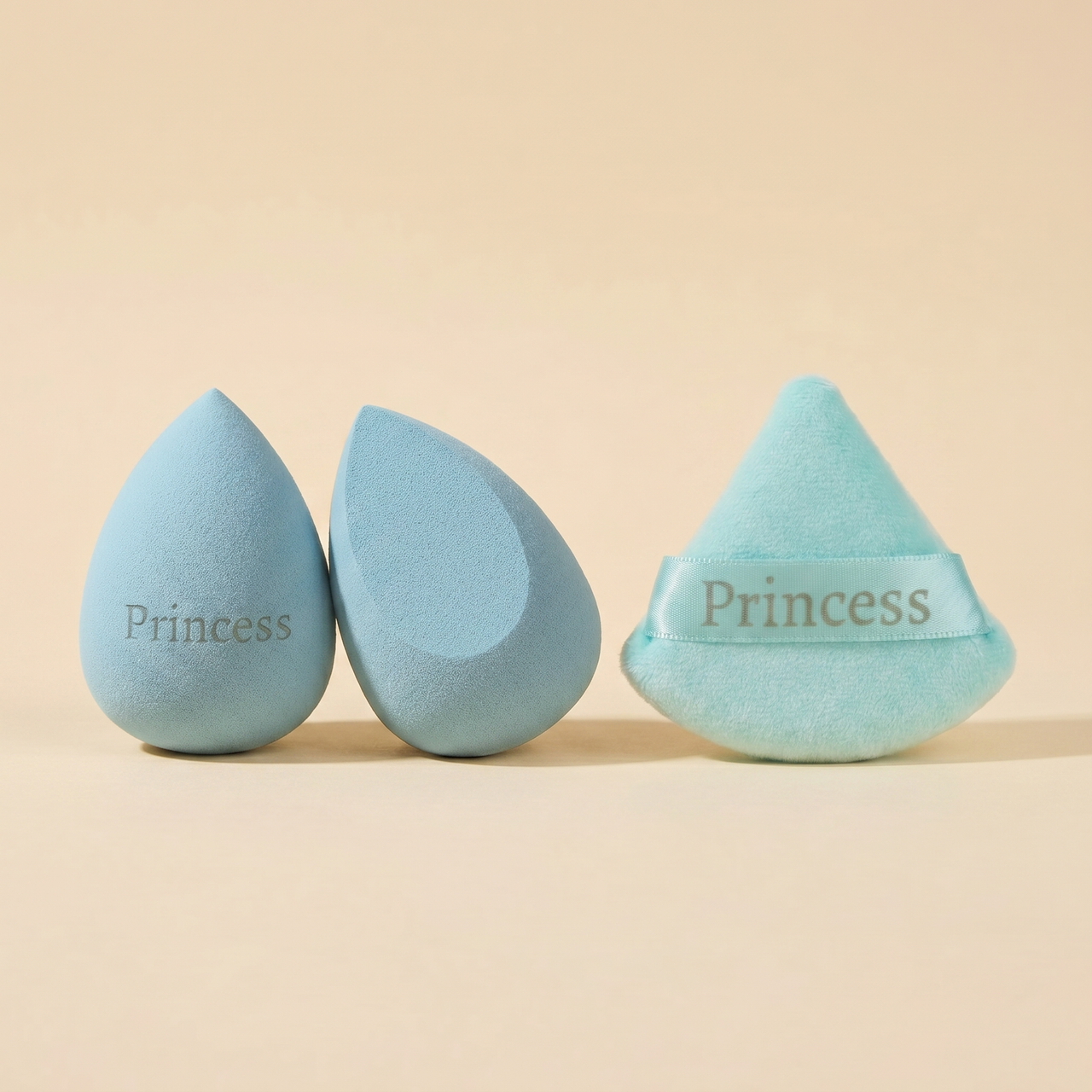 Zvýhodněný beauty set labutěnky a beauty blenderu s předgravírovaným nápisem Princess