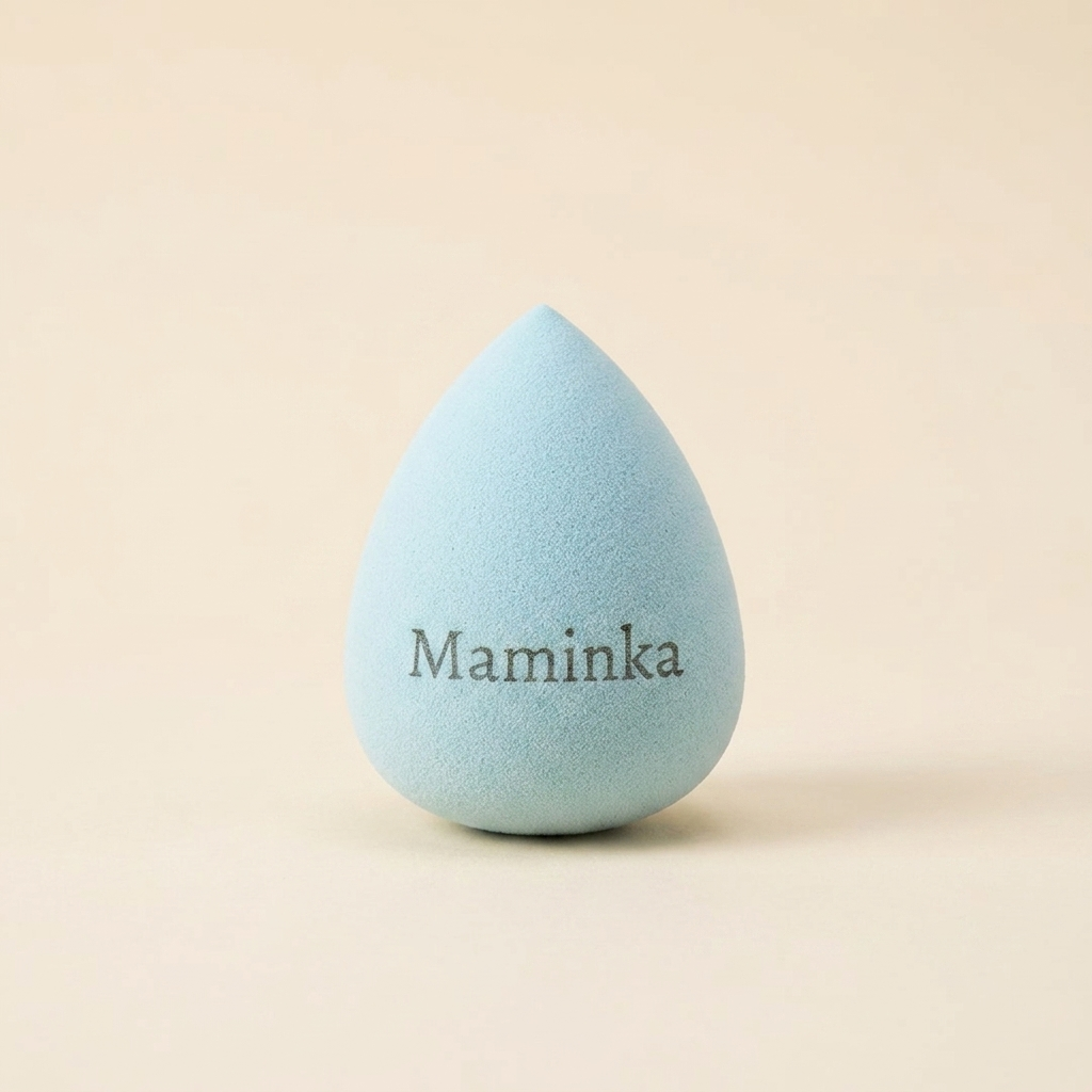 Tyrkysový beauty blender s vlastním gravírováním na míru Maminka