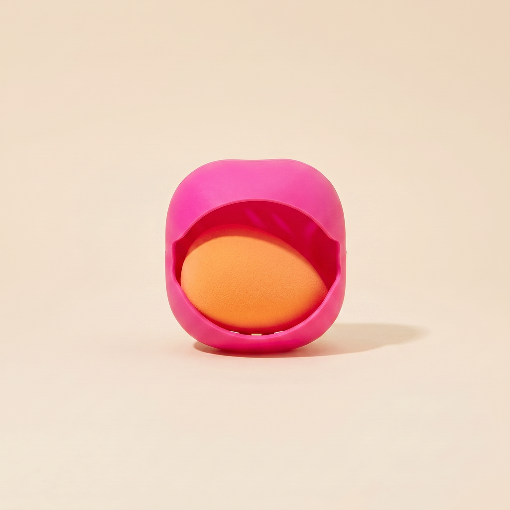 Gumový case na makeup blender