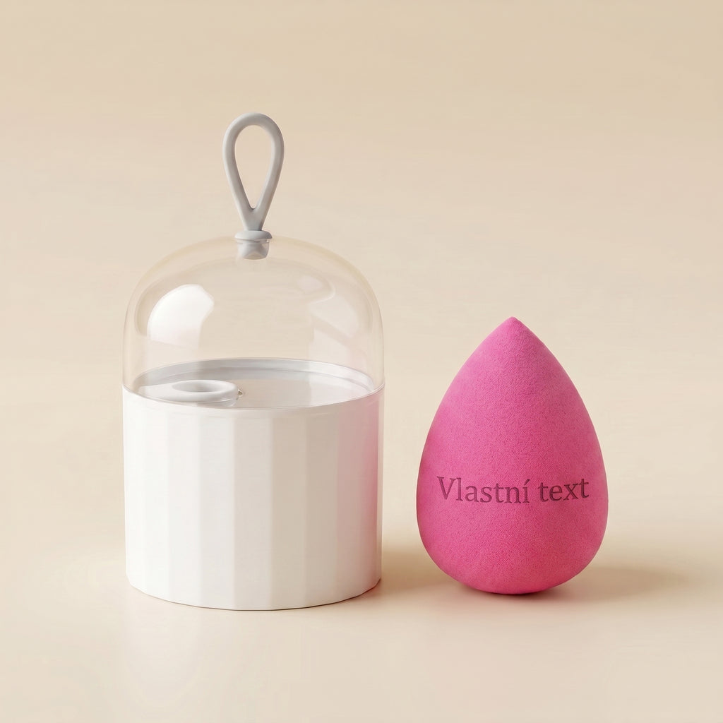 Set custom makeup blender + case