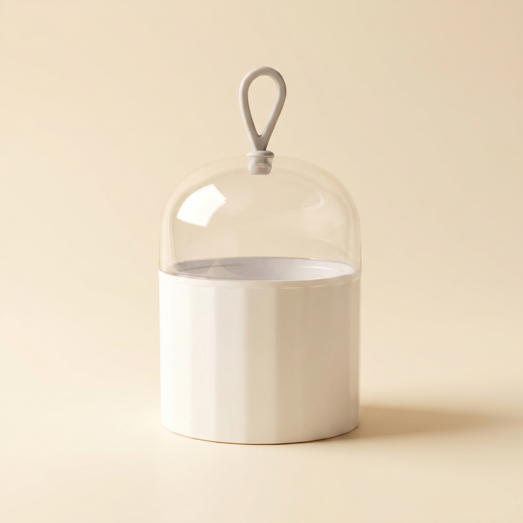 Průhledný obal na makeup blender